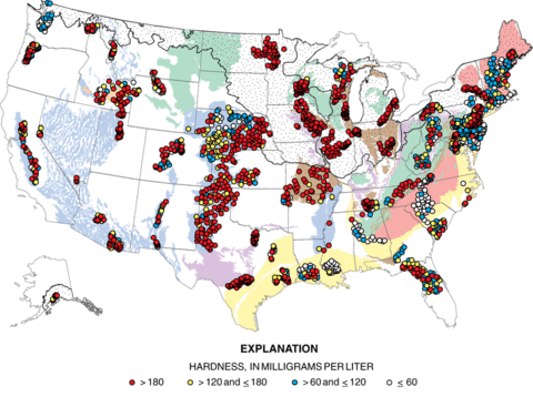 hard water in my area